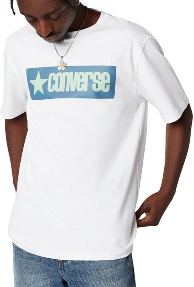 T-shirt Converse Converse Retro Box Wordmark TEE M
