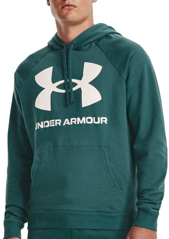 Sweatshirt met capuchon Under Armour UA Rival Fleece Big Logo HD-GRN