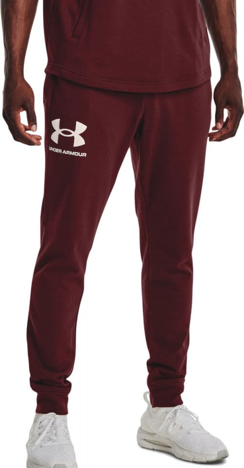 Broeken Under Armour UA RIVAL TERRY JOGGER-RED