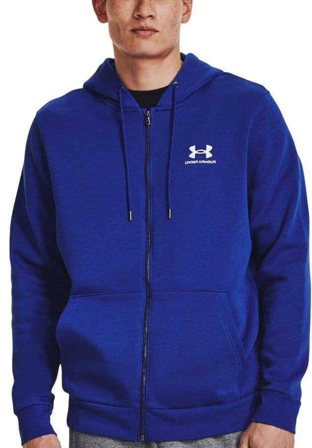 Sweatshirt met capuchon Under Armour UA Essential Fleece FZ Hood-BLU