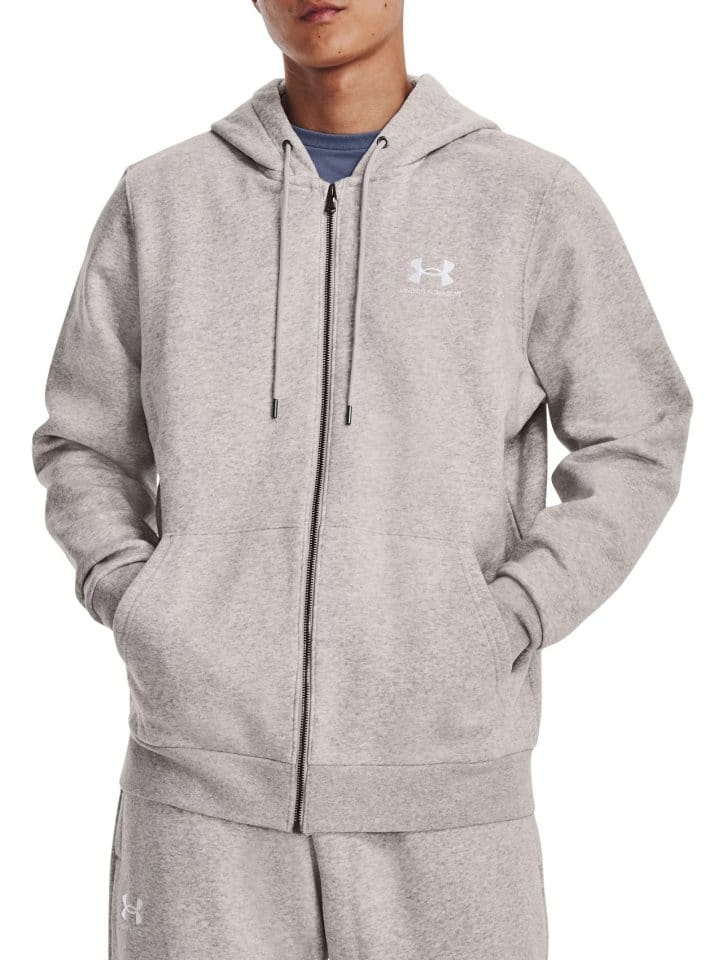 Sweatshirt met capuchon Under Armour UA Essential Fleece FZ Hood-GRY