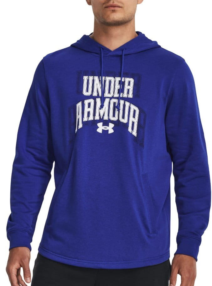 Sweatshirt met capuchon Under Armour UA Rival Terry Graphic HD-BLU
