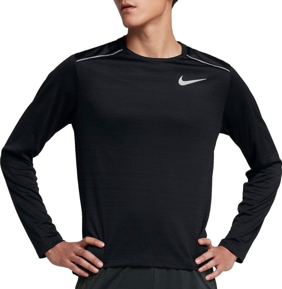 T-shirt met lange mouwen Nike M NK DRY MILER TOP LS