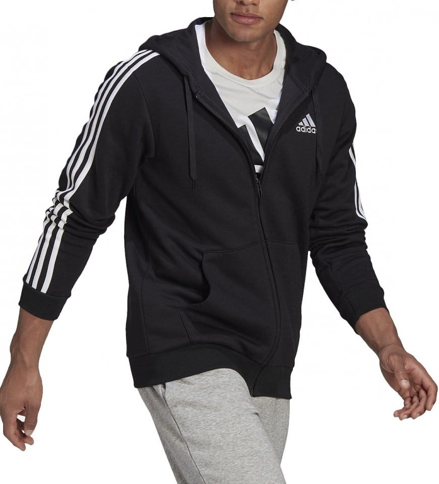Sweatshirt met capuchon adidas Sportswear Essentials 3-Stripes FZ Bluza