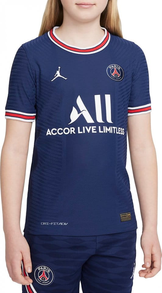 Shirt Jordan Paris Saint-Germain 2021/22 Match Home Big Kids Dri-FIT ADV Soccer Jersey