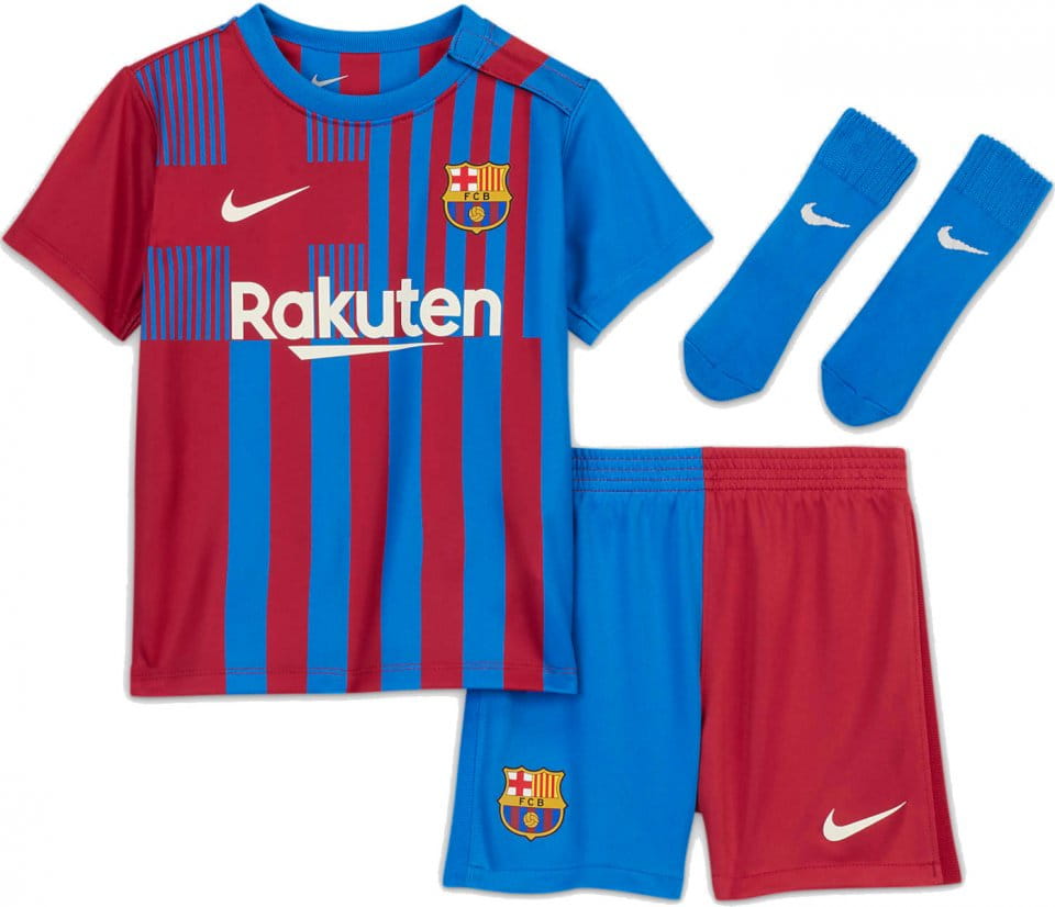 Set Nike FC Barcelona 2021/22 Home Baby/Toddler Soccer Kit