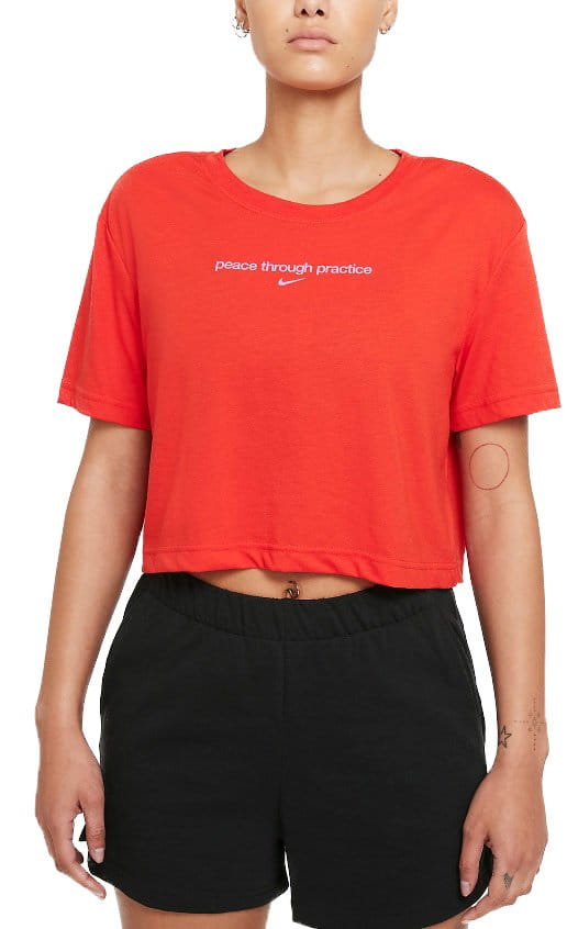 Nike Yoga Women s Cropped Graphic T-Shirt