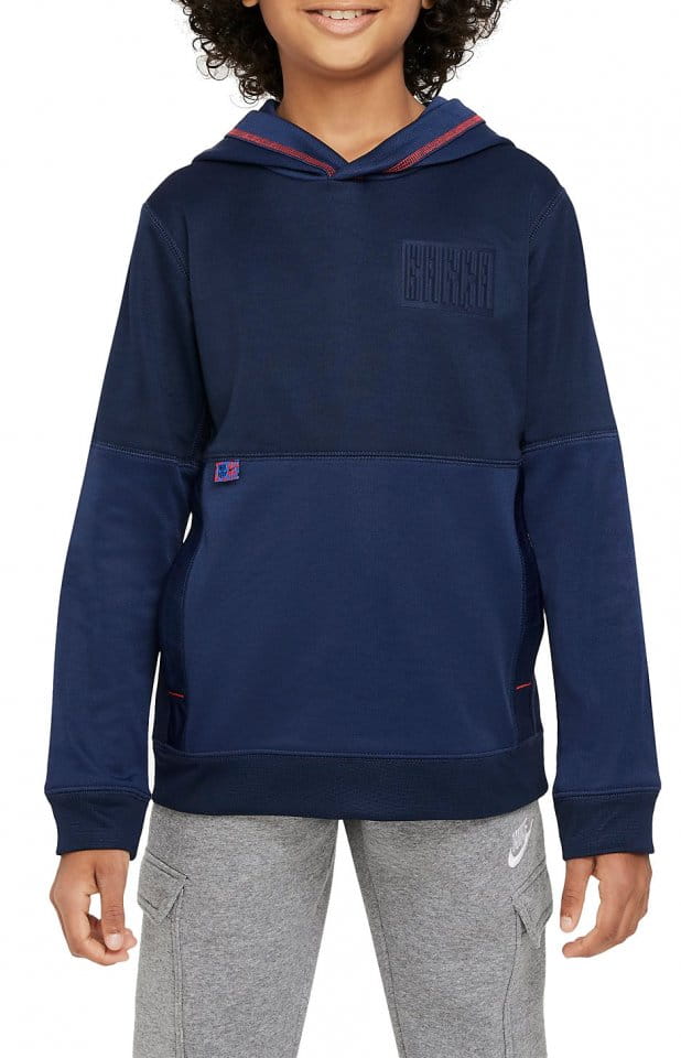 Sweatshirt met capuchon Nike F.C. Barcelona Older Kids' Dri-FIT Pullover Hoodie