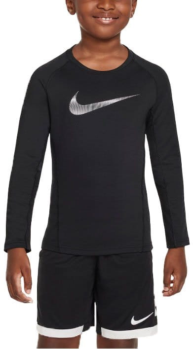 T-shirt met lange mouwen Nike Pro Warm Crew Sweatshirt Kids