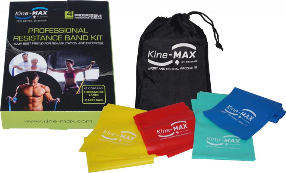 Weerstandsband Kine-MAX Professional Resistance Band Kit - Level 1-4