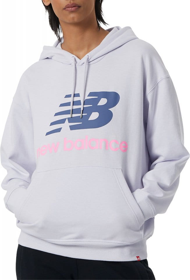 Sweatshirt met capuchon New Balance Essentials Stacked Logo Oversized Pullover Hoodie